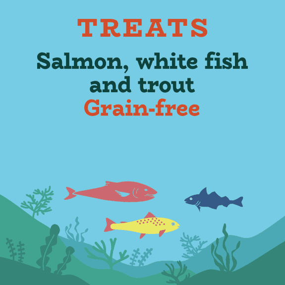 High protein grain free fish based treats for dogs