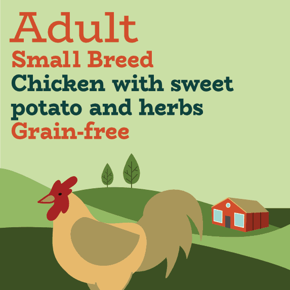Grain free small breed just chicken dog food without fish Nutrix Pet