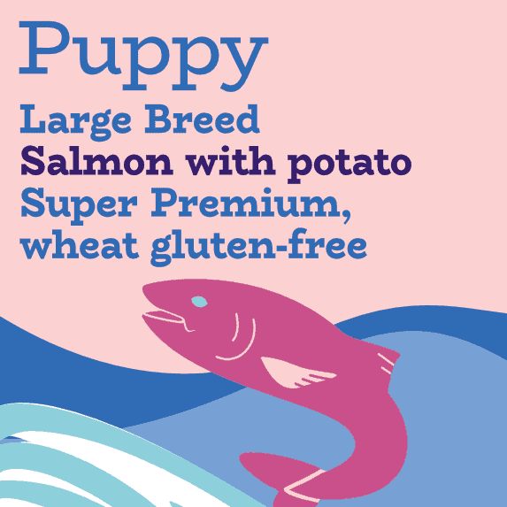Picture of High protein large breed puppy food with salmon - Nutrix Pet Foods