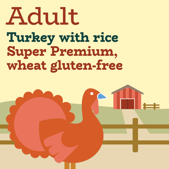 Low fat and lower purine turkey and rice light dog food Nutrix Pet Foods